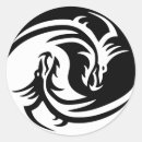Search for yin and yang dragons stickers Balance