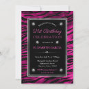 Search for pink and black invitations Party
