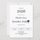Search for class of 2026 graduation invitations Modern
