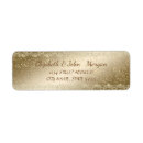 Search for gold lace return address labels Luxury