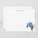 Search for iris flower note cards Watercolor