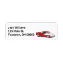 Search for old car return address labels Retro
