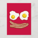 Search for egg cartoon postcards Bacon