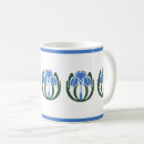 Search for blue iris mugs Vintage