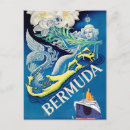 Search for vintage mermaid postcards Boat