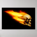 Search for flaming skull posters Halloween