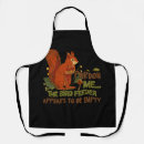 Search for squirrel lover aprons Funny