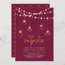 Search for red surprise party invitations Modern