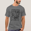 Search for 21st wedding anniversary tshirts Party