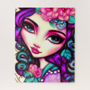 Search for whimsical puzzles Illustration