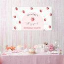 Search for strawberry banners Watercolor