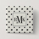 Search for fun polka dot badges Initials