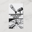 Search for podcast business cards Modern