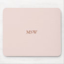 Search for blush pink mouse mats Elegant