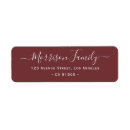Search for modern family return address labels Simple