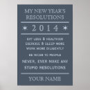 Search for new year resolution posters Typography