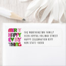 Search for transparent return address labels Modern