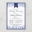 Search for navy blue grey baby shower invitations Elegant