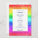 Search for vibrant wedding invitations Rainbow