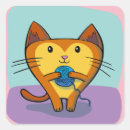 Search for cat with yarn stickers Kitty