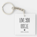 Search for uncle key rings Black and white