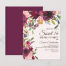 Search for purple sweet 16 invitations Modern