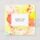 Search for distressed business cards Watercolor
