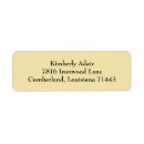 Search for vanilla return address labels Cream