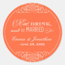 Search for eat drink and be married stickers Elegant