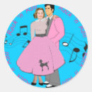 Search for retro poodle stickers Vintage