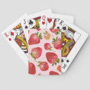 Search for strawberry playing cards Food
