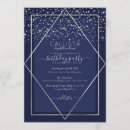 Search for navy blue silver birthday Glitter