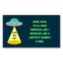Search for alien ufo business cards Sci fi