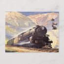 Search for vintage train postcards Tourism