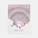 Search for unicorn blankets Rainbow