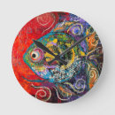 Search for abstract fish art Colorful