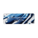 Search for shiny return address labels Blue