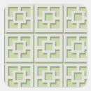 Search for atomic green stickers Space age