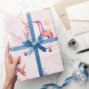 Search for rainbow unicorn wrapping paper Magical