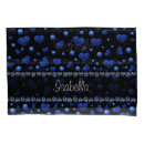 Search for hearts design pillowcases Blue