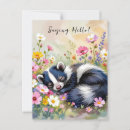 Search for skunks postcards Flowers