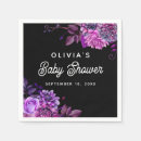 Search for purple floral napkins Lilac