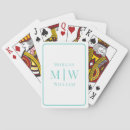 Search for couple playing cards Initials