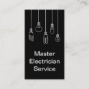 Search for master business cards Electrician