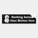 Search for bichon frise bumper stickers Pets