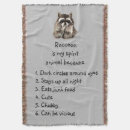 Search for raccoon blankets Watercolor