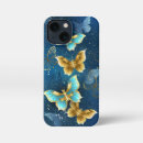 Search for golden butterfly iphone cases Blue