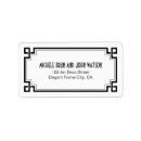 Search for response card return address labels Elegant