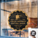 Search for coffee shop window decals Rustic