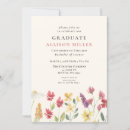 Search for wildflower graduation invitations College